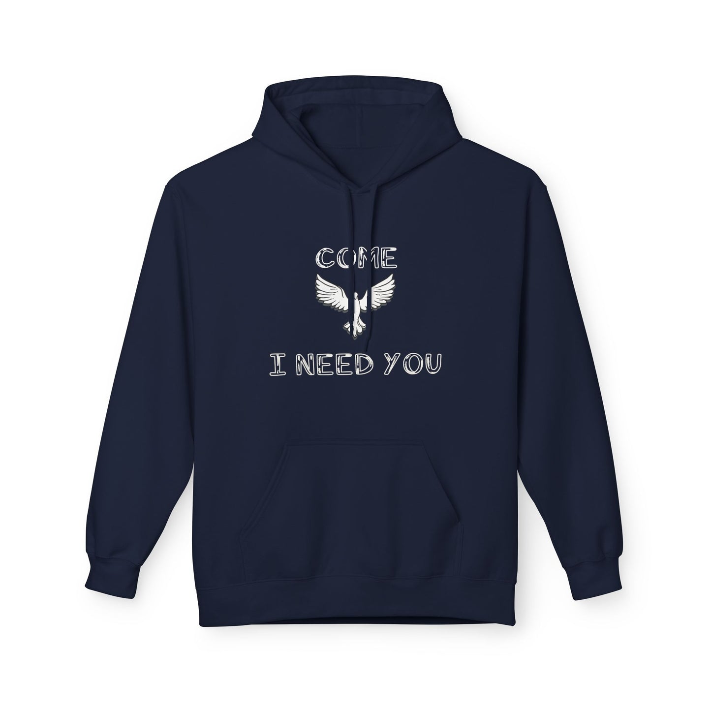 Hoodie - 'Come Holy Spirit, I need you' Bible Quote Sweatshirt