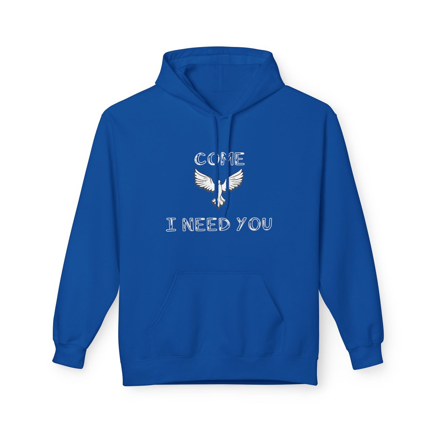 Hoodie - 'Come Holy Spirit, I need you' Bible Quote Sweatshirt