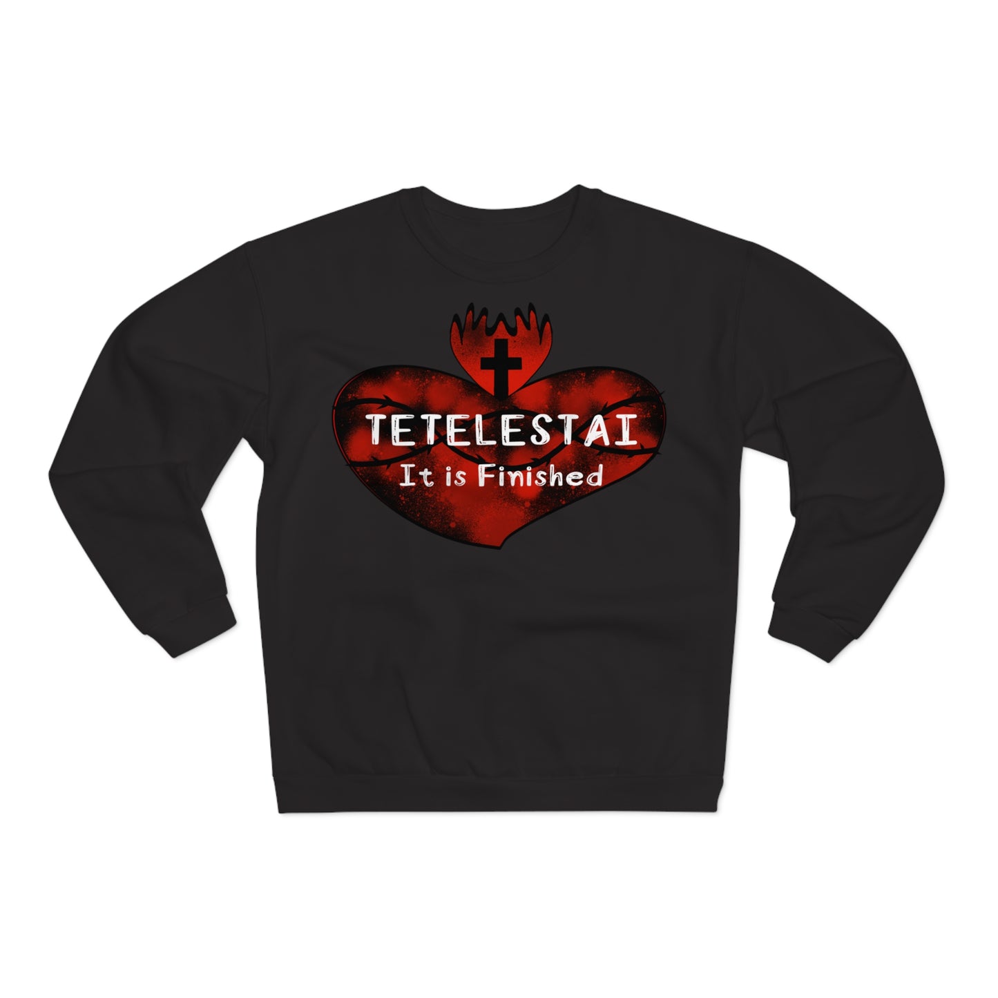 Tetelestai Unisex Crew Neck Sweatshirt (EU)
