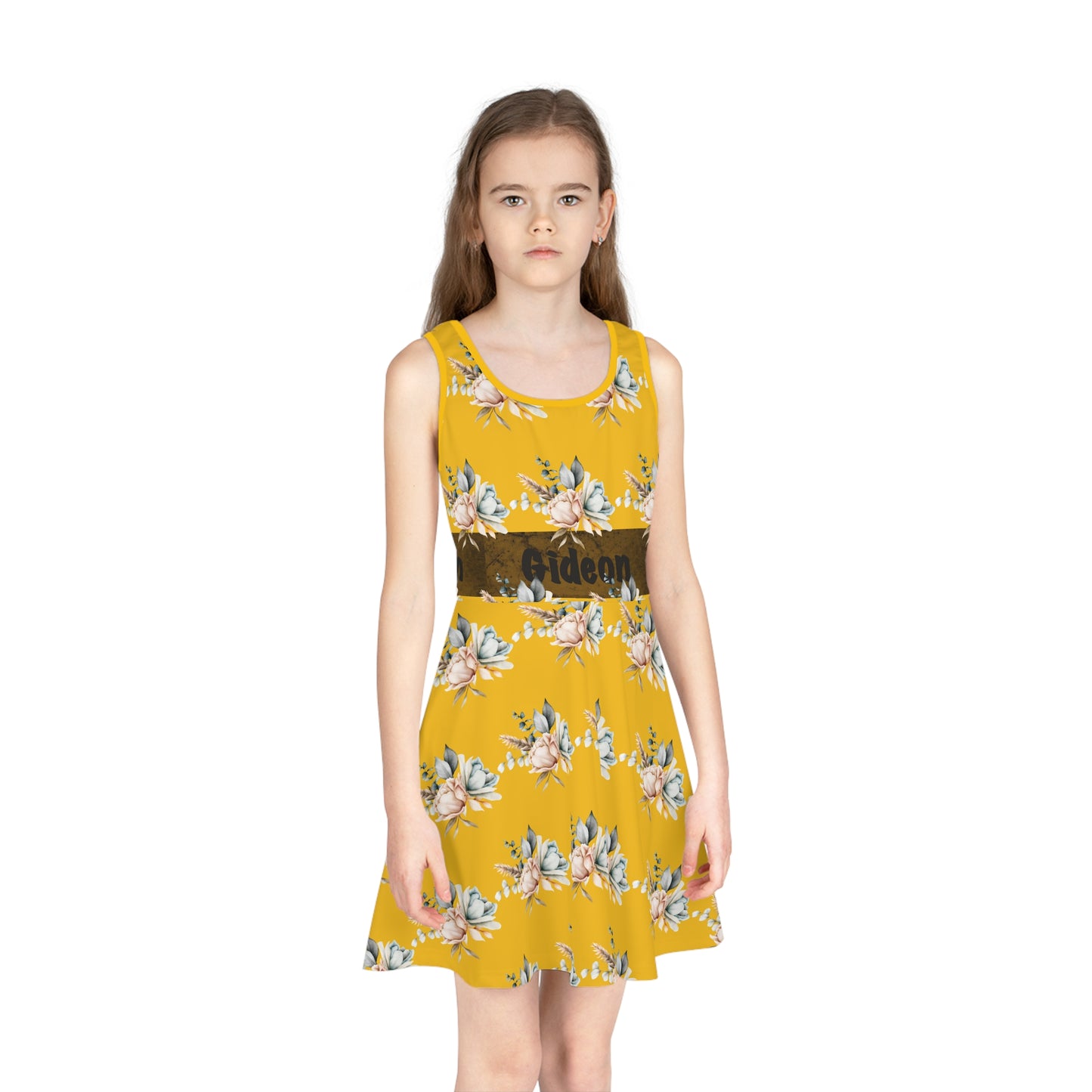 Girls' Sleeveless Sundress (AOP)