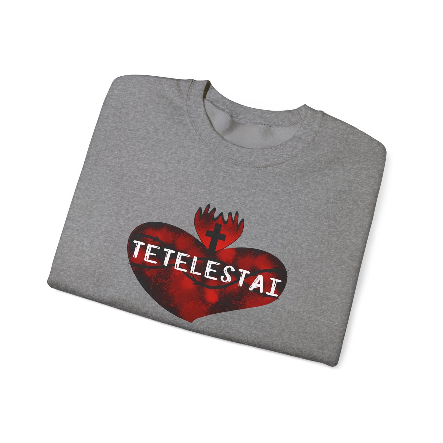 Tetelestai Unisex Heavy Blend Crewneck Sweatshirt