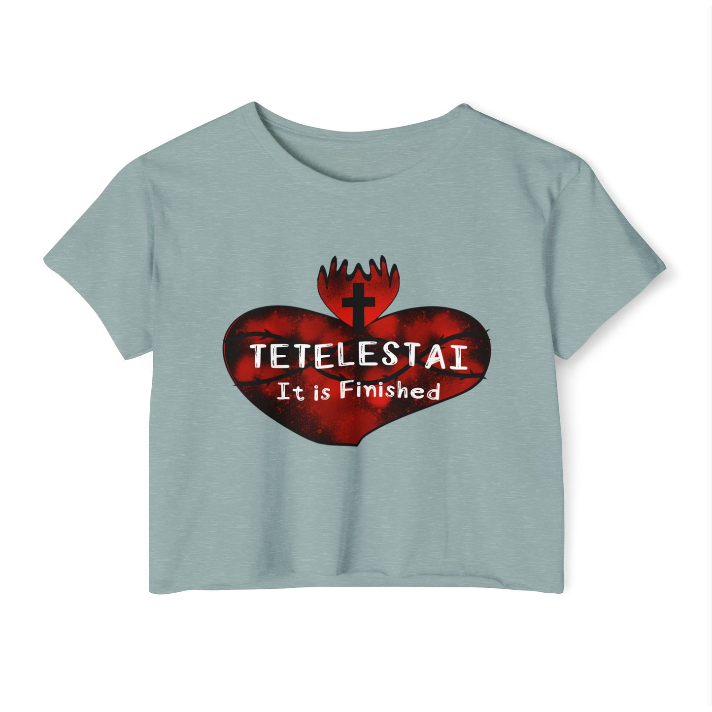 Tetelestai Women's Crop Top