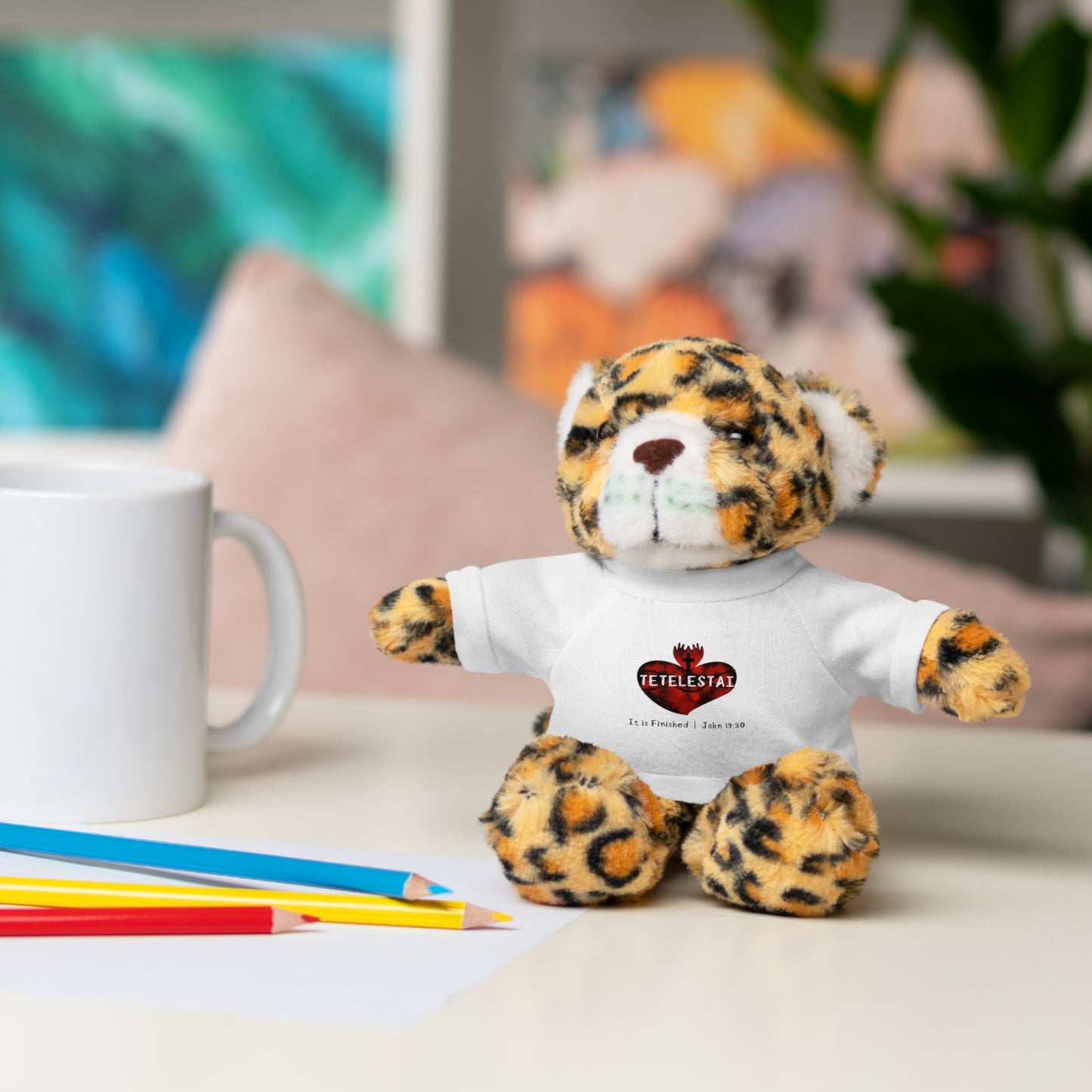 Tetelestai Stuffed Animals with Tee