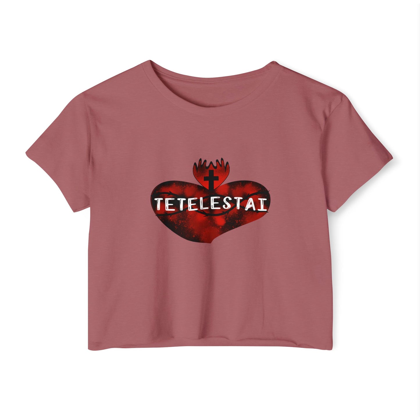 Tetelestai Women's Crop Top
