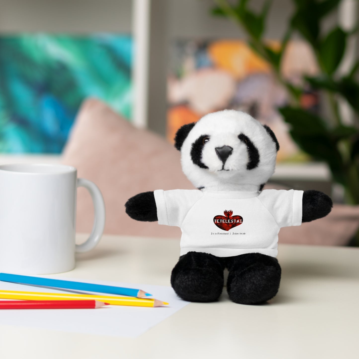 Tetelestai Stuffed Animals with Tee