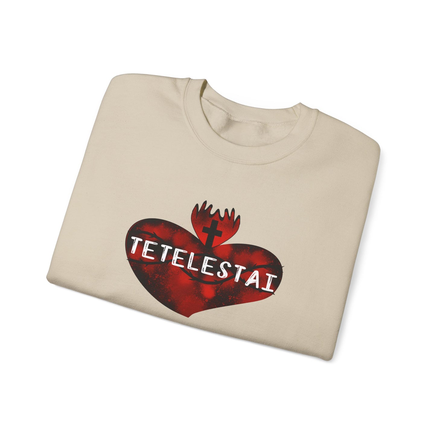 Tetelestai Unisex Heavy Blend Crewneck Sweatshirt