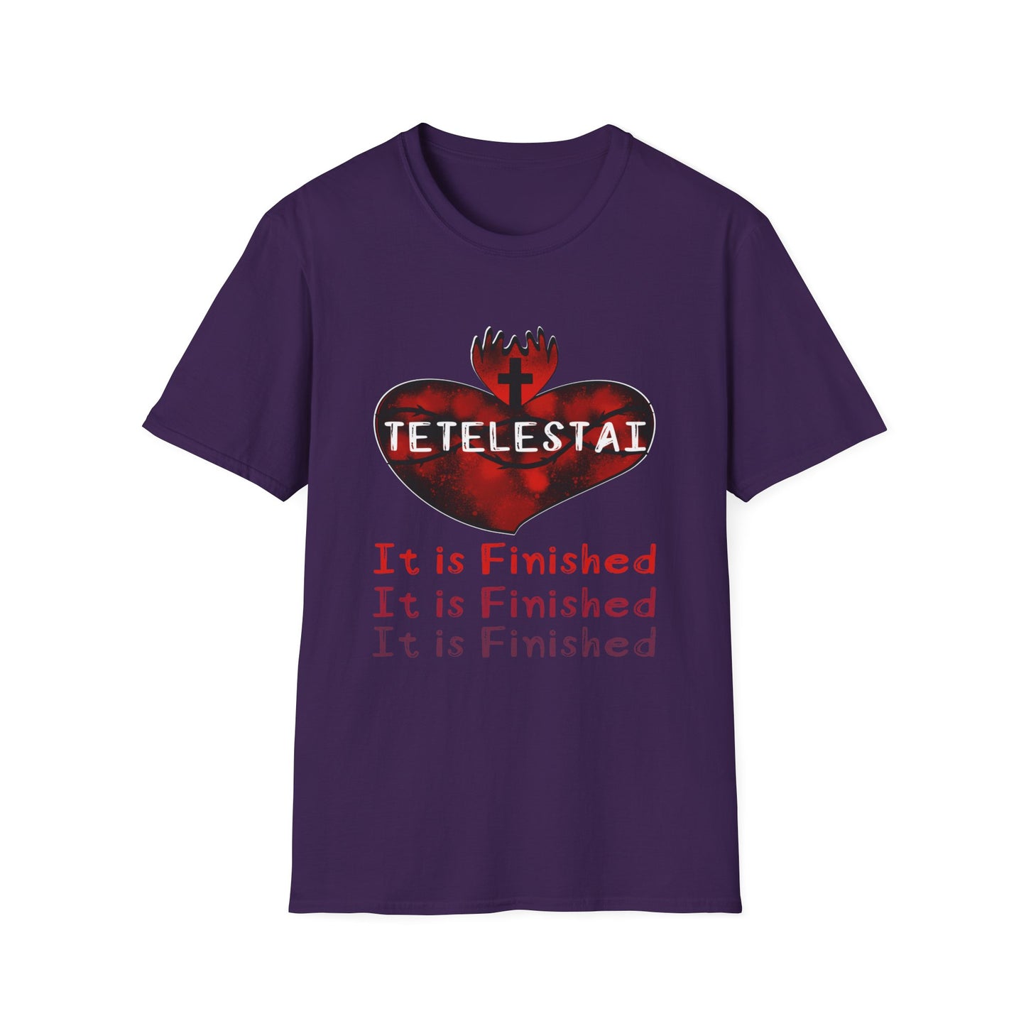 Tetelestai - It is Finished Unisex Softstyle T-Shirt