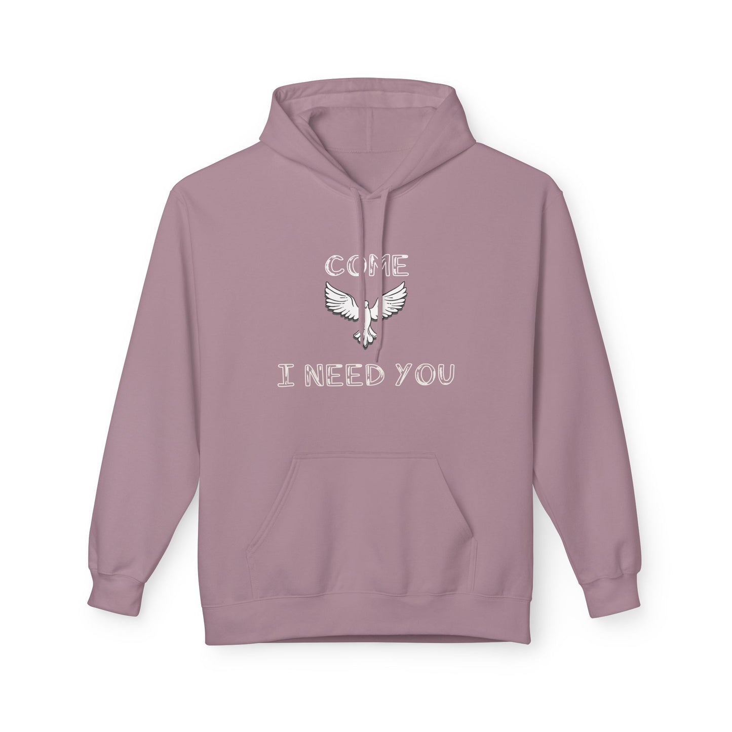 Hoodie - 'Come Holy Spirit, I need you' Bible Quote Sweatshirt