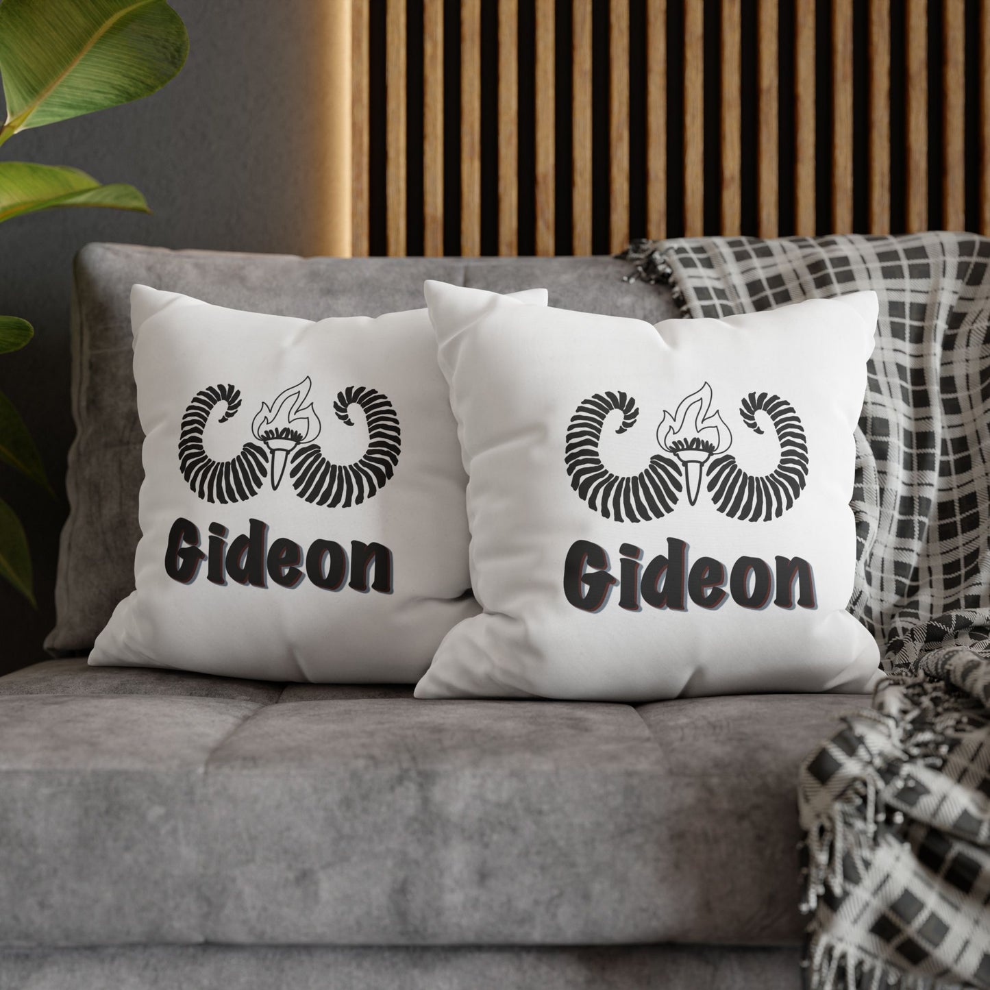 Square Poly Canvas Pillowcase