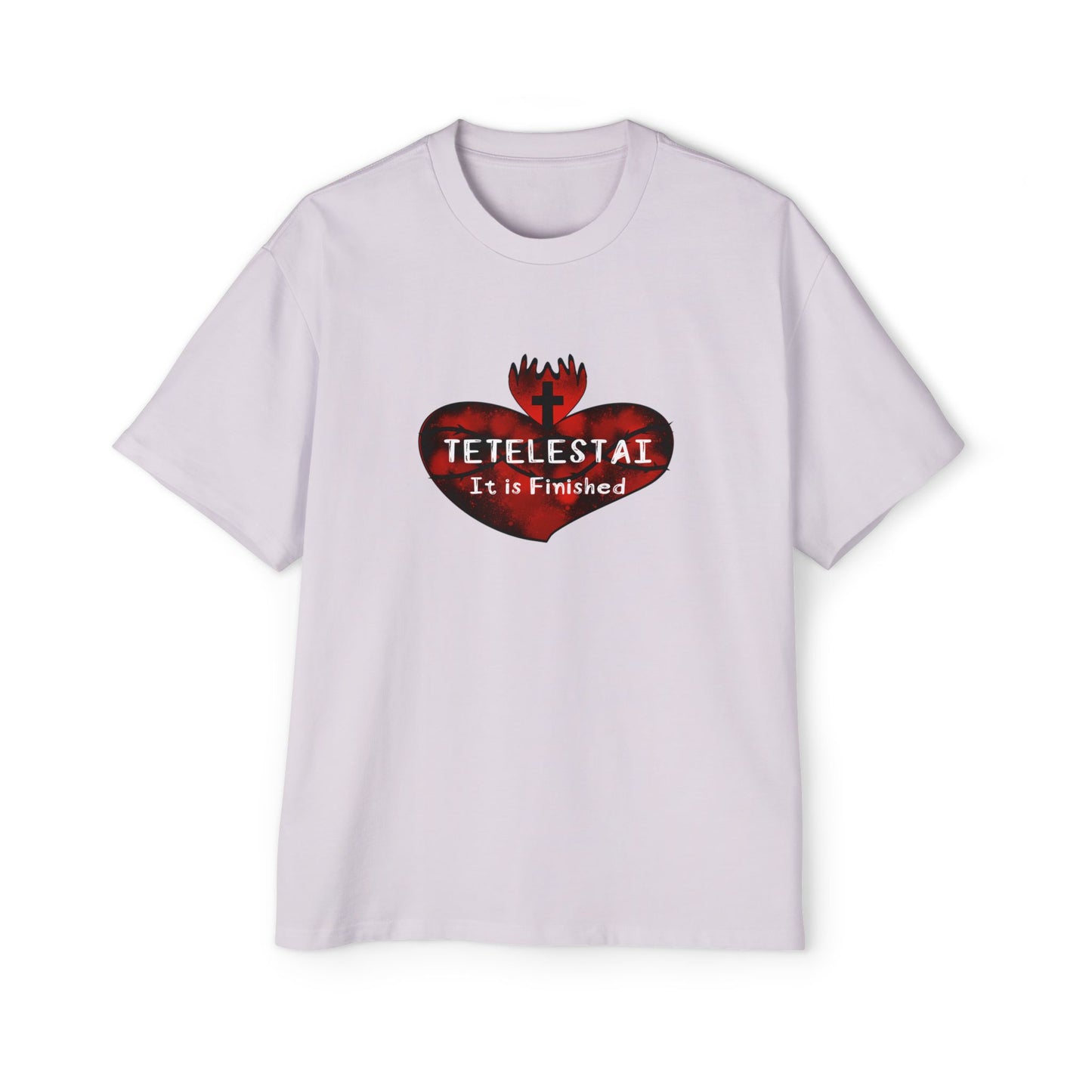 Tetelestai Men's Heavy Oversized Tee