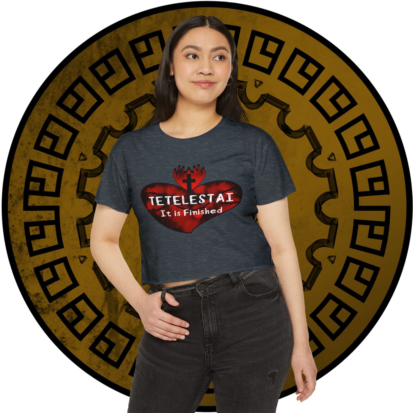 Tetelestai Women's Crop Top
