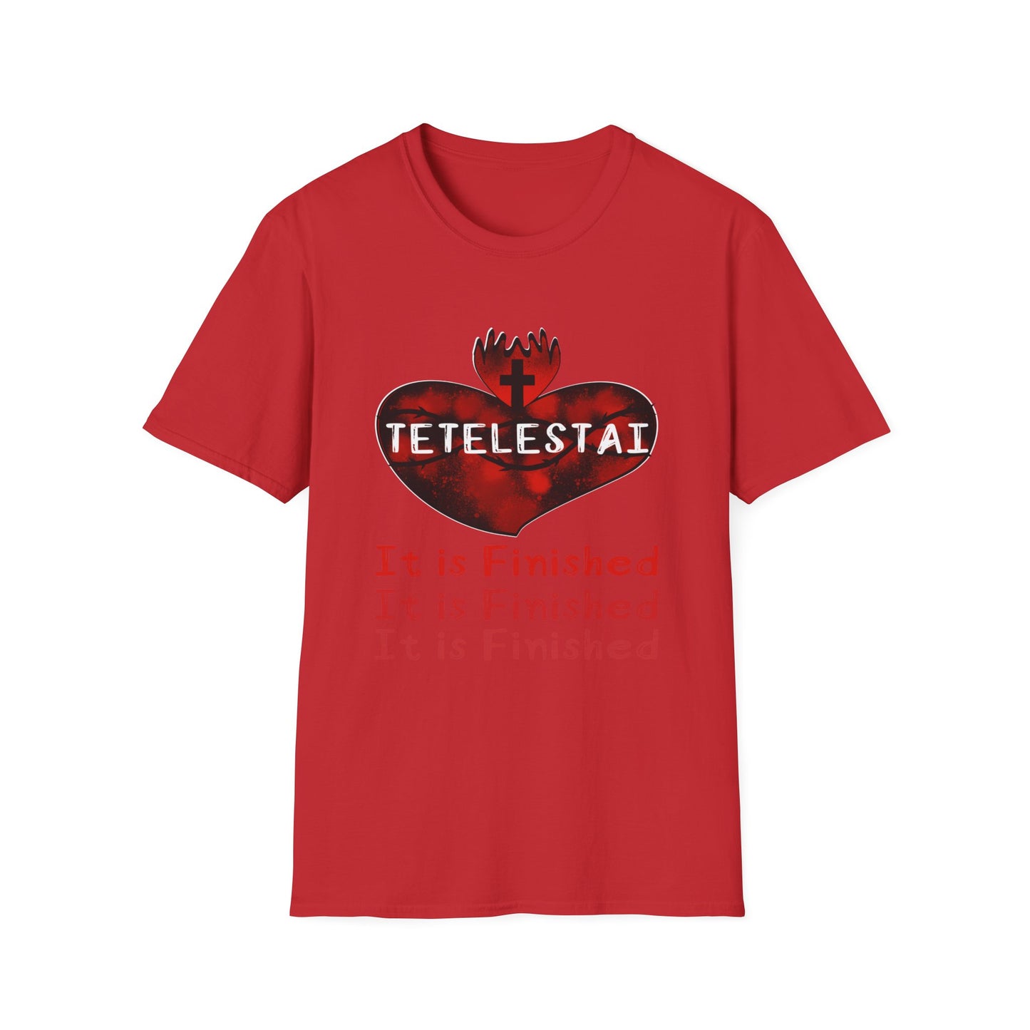 Tetelestai - It is Finished Unisex Softstyle T-Shirt