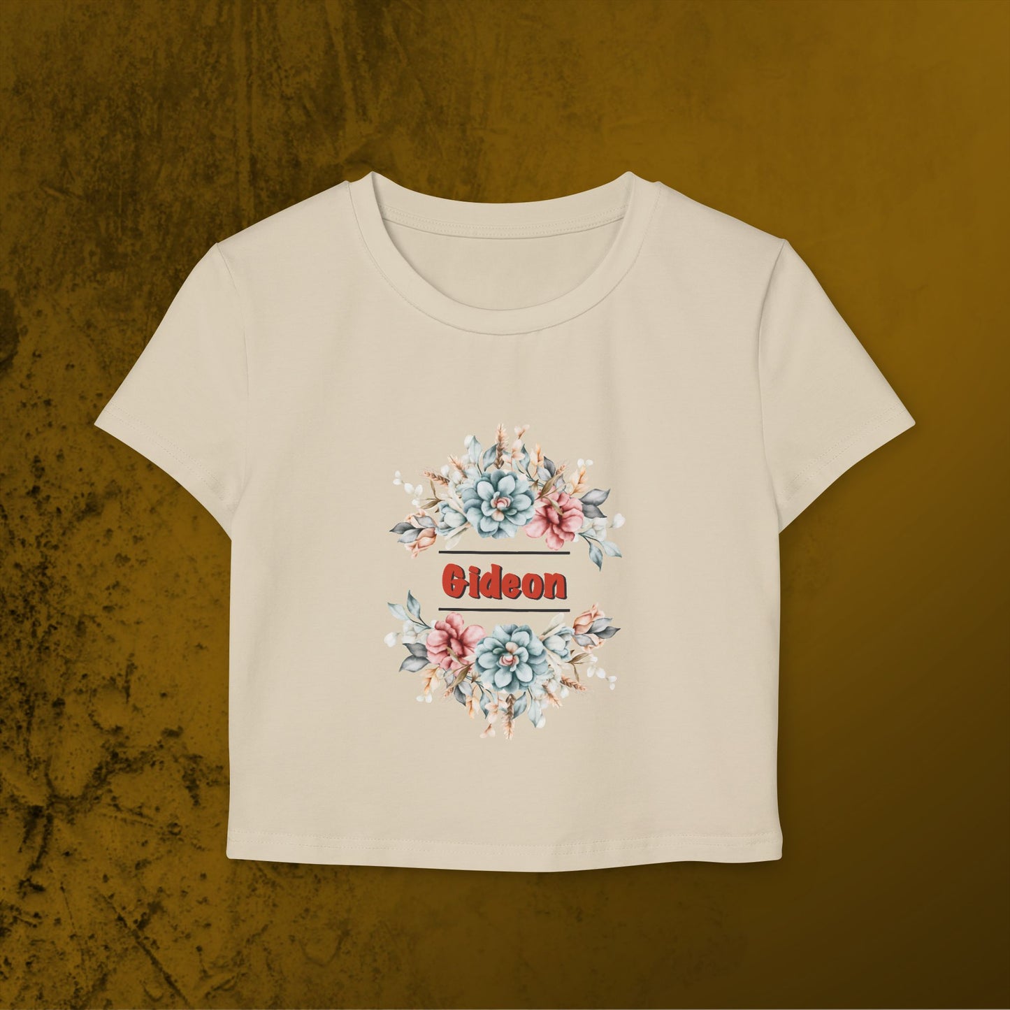 Flowers red Gideon Women's Baby Tee