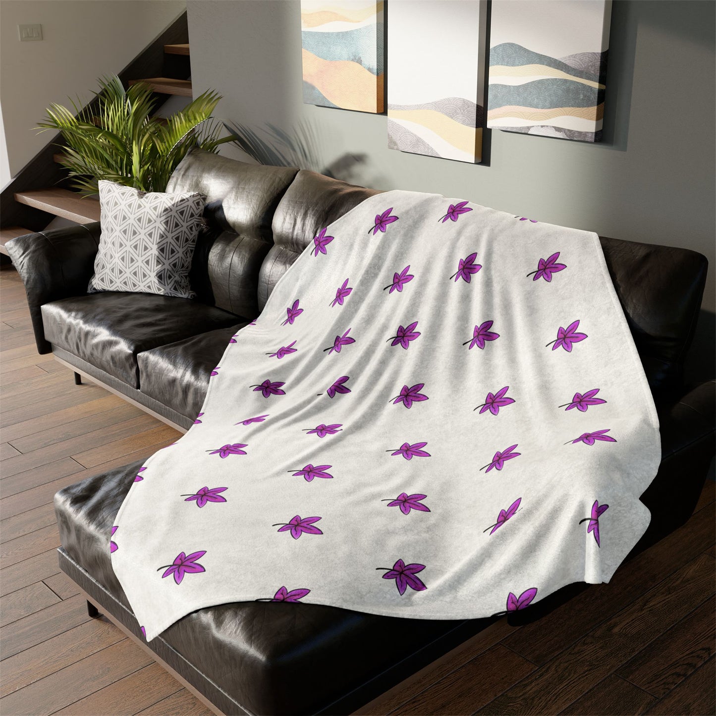 Dark Pink Soft Polyester Blanket