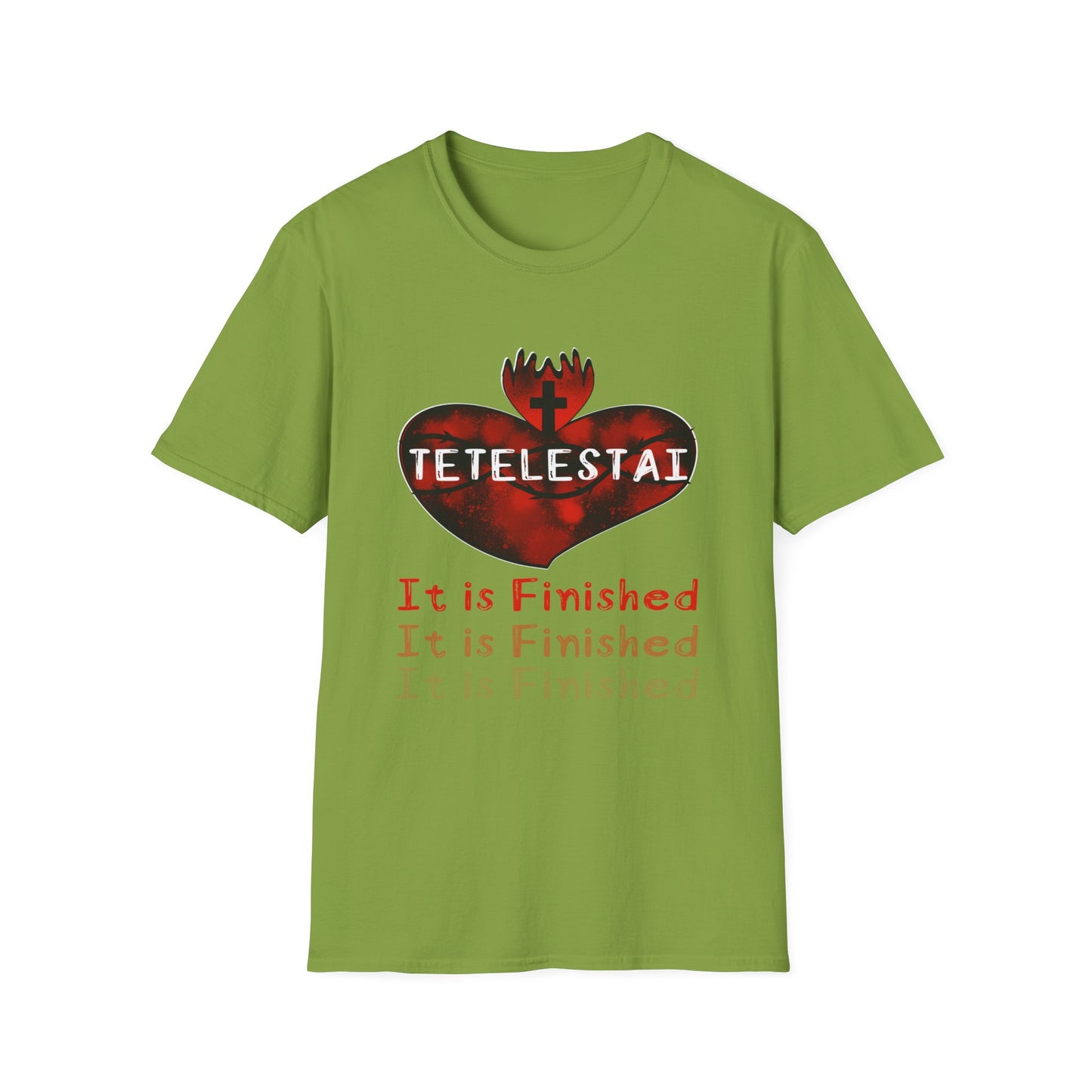 Tetelestai - It is Finished Unisex Softstyle T-Shirt