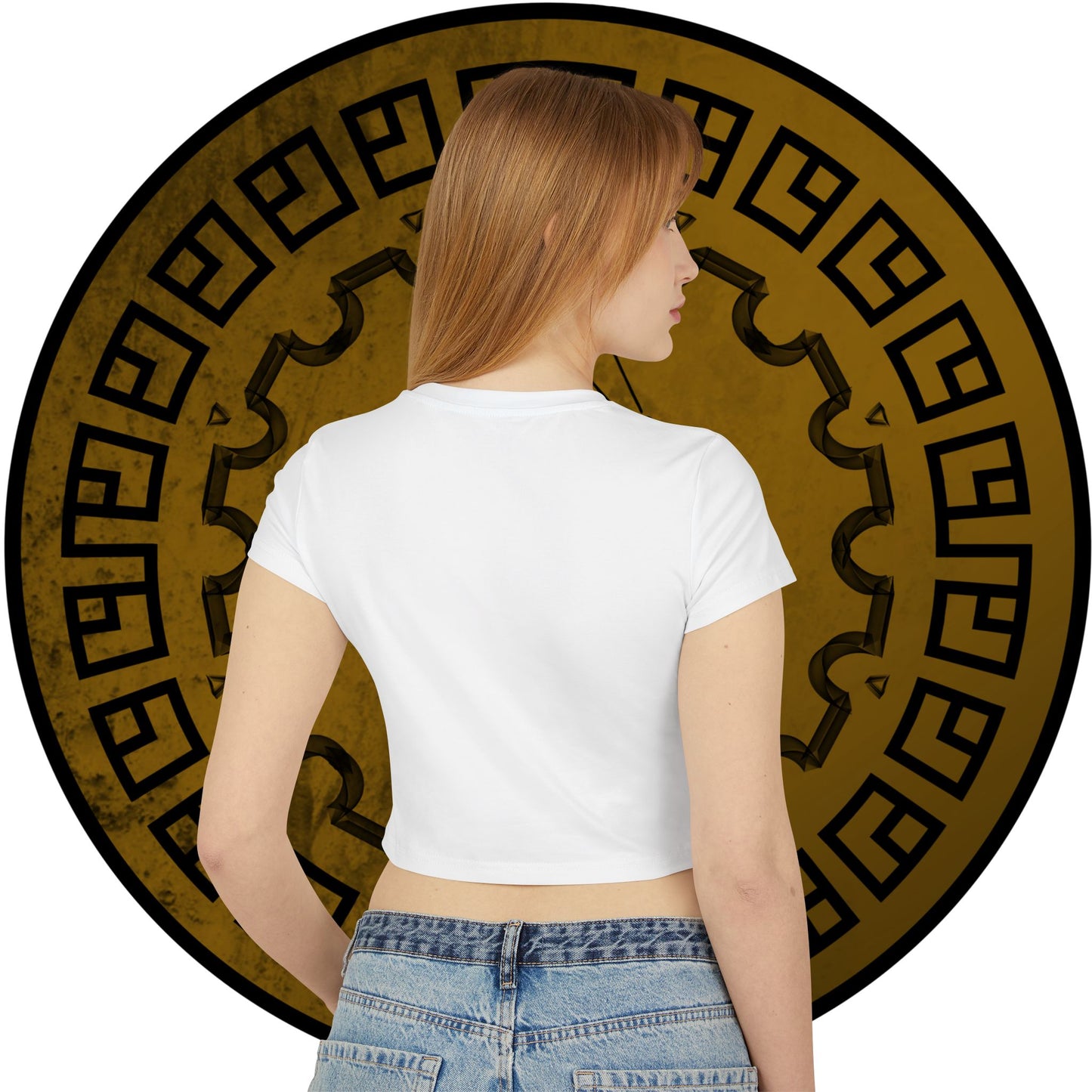 Vibrant Gideon Art Women's Baby Tee