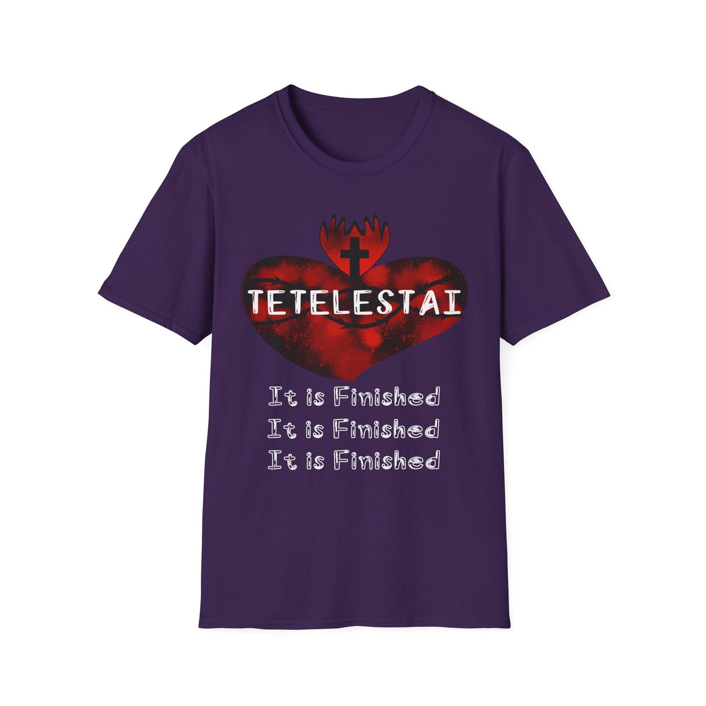 Tetelestai - It is Finished Unisex Softstyle T-Shirt