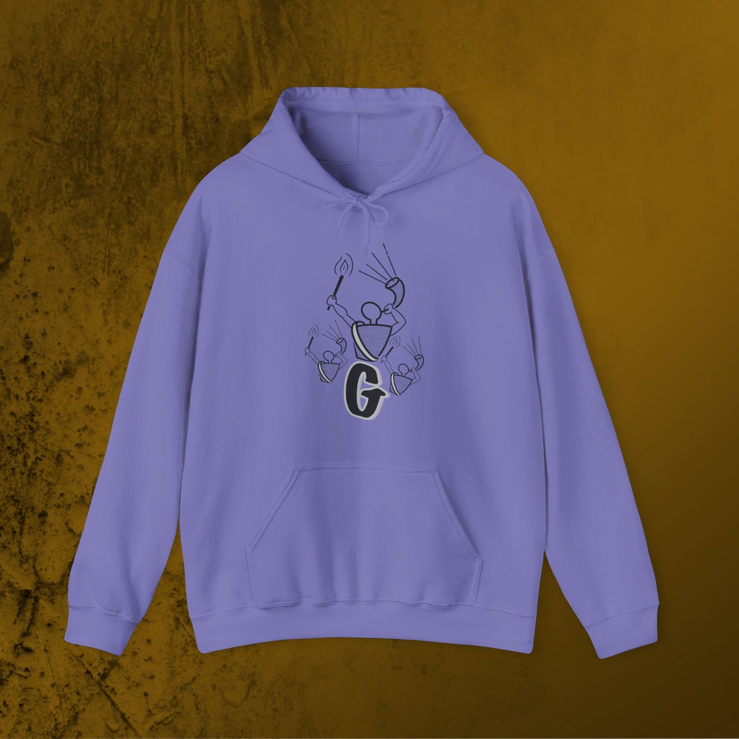 Gideon Monochrome Hoodie – Bold and Minimal Faith-Inspired Apparel