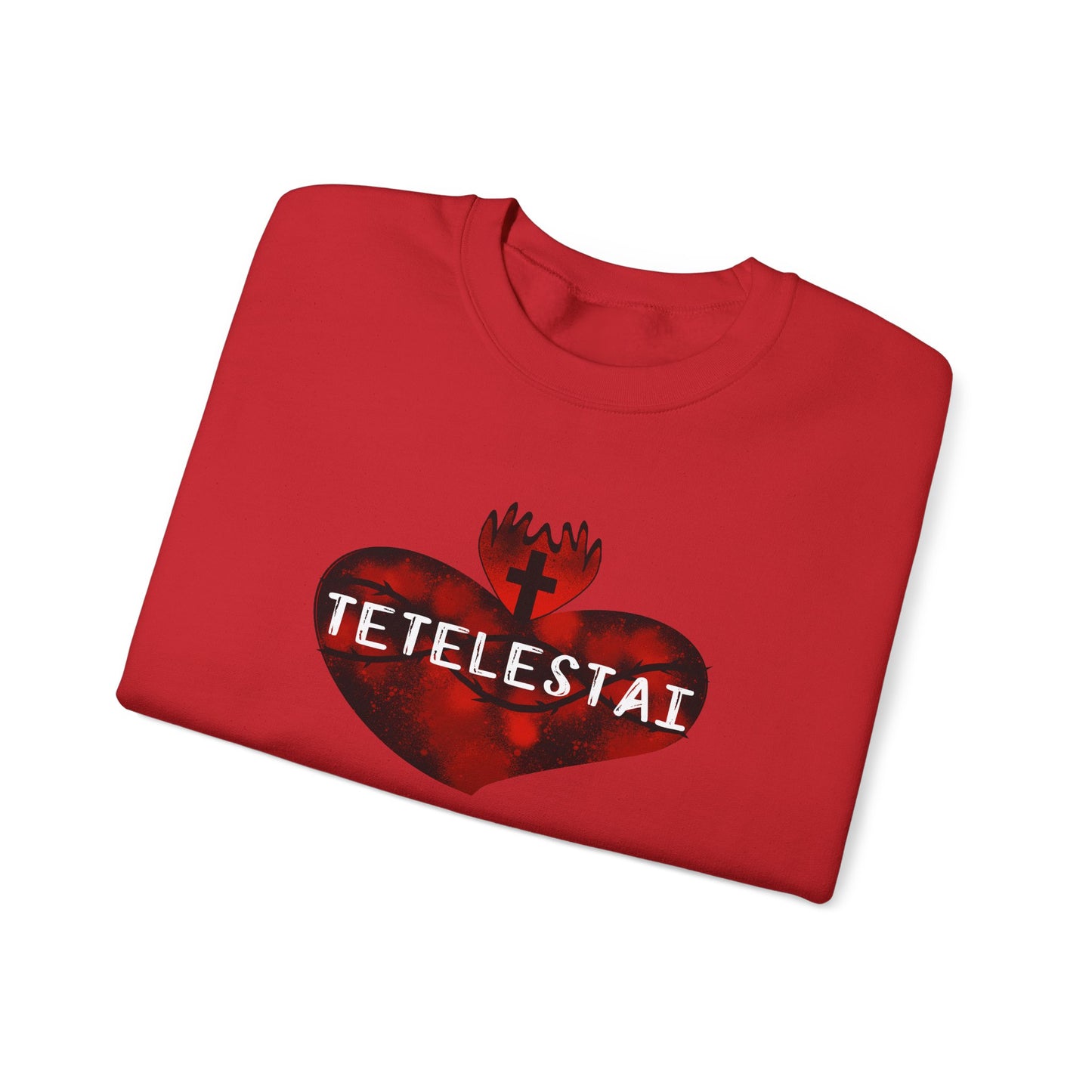 Tetelestai Unisex Heavy Blend Crewneck Sweatshirt