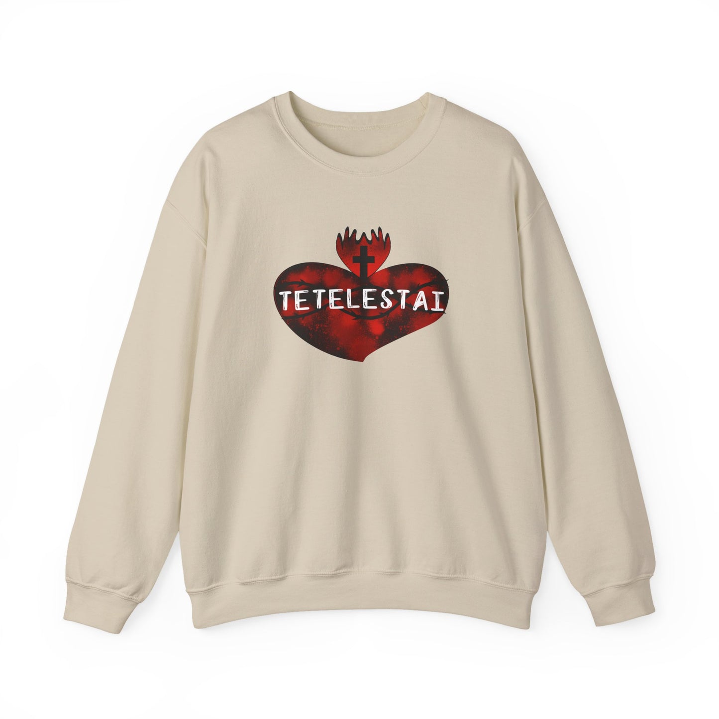 Tetelestai Unisex Heavy Blend Crewneck Sweatshirt