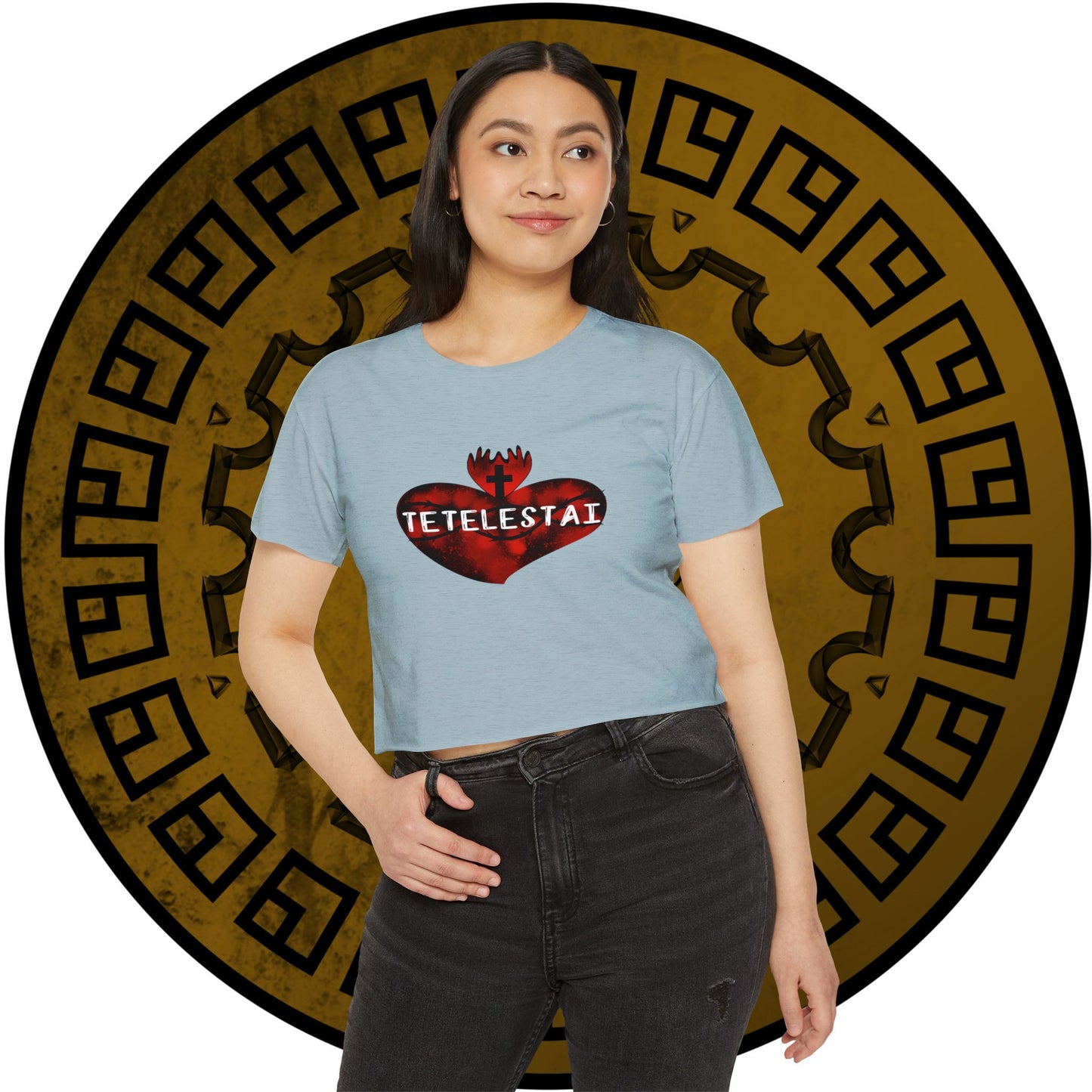 Tetelestai Women's Crop Top