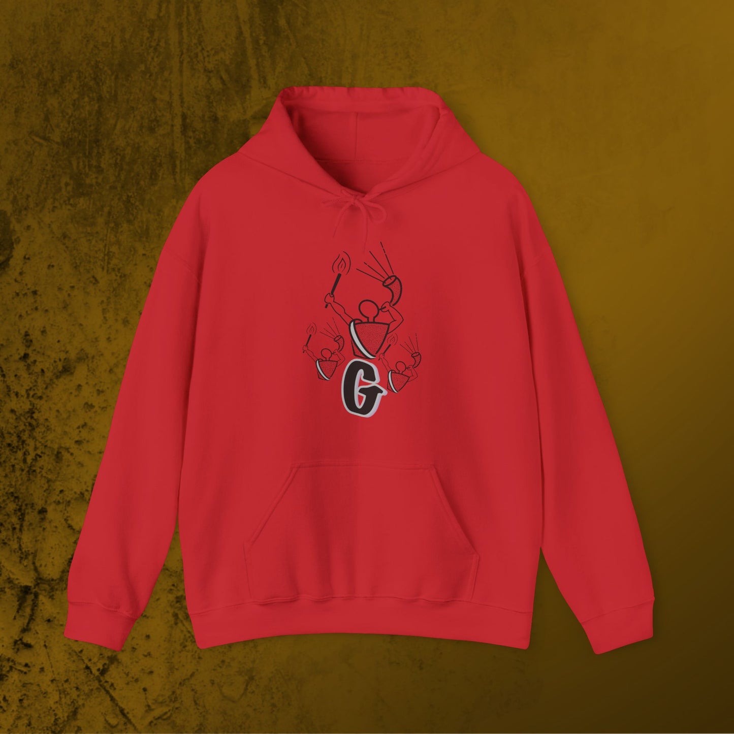 Gideon Monochrome Hoodie – Bold and Minimal Faith-Inspired Apparel