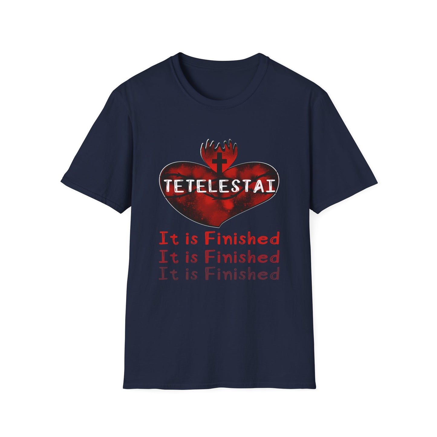 Tetelestai - It is Finished Unisex Softstyle T-Shirt