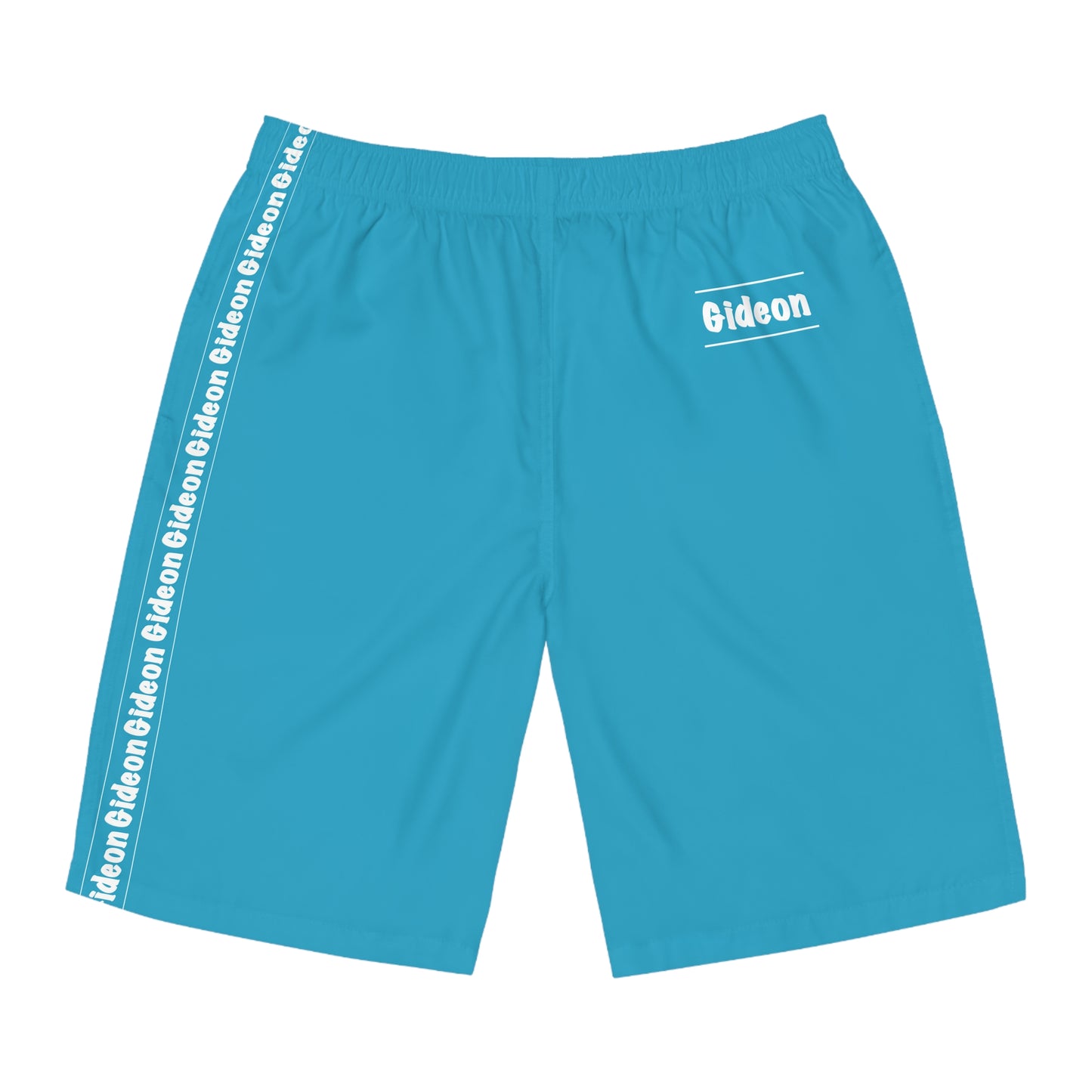 Gideon White on Blue Men's Board Shorts (AOP)