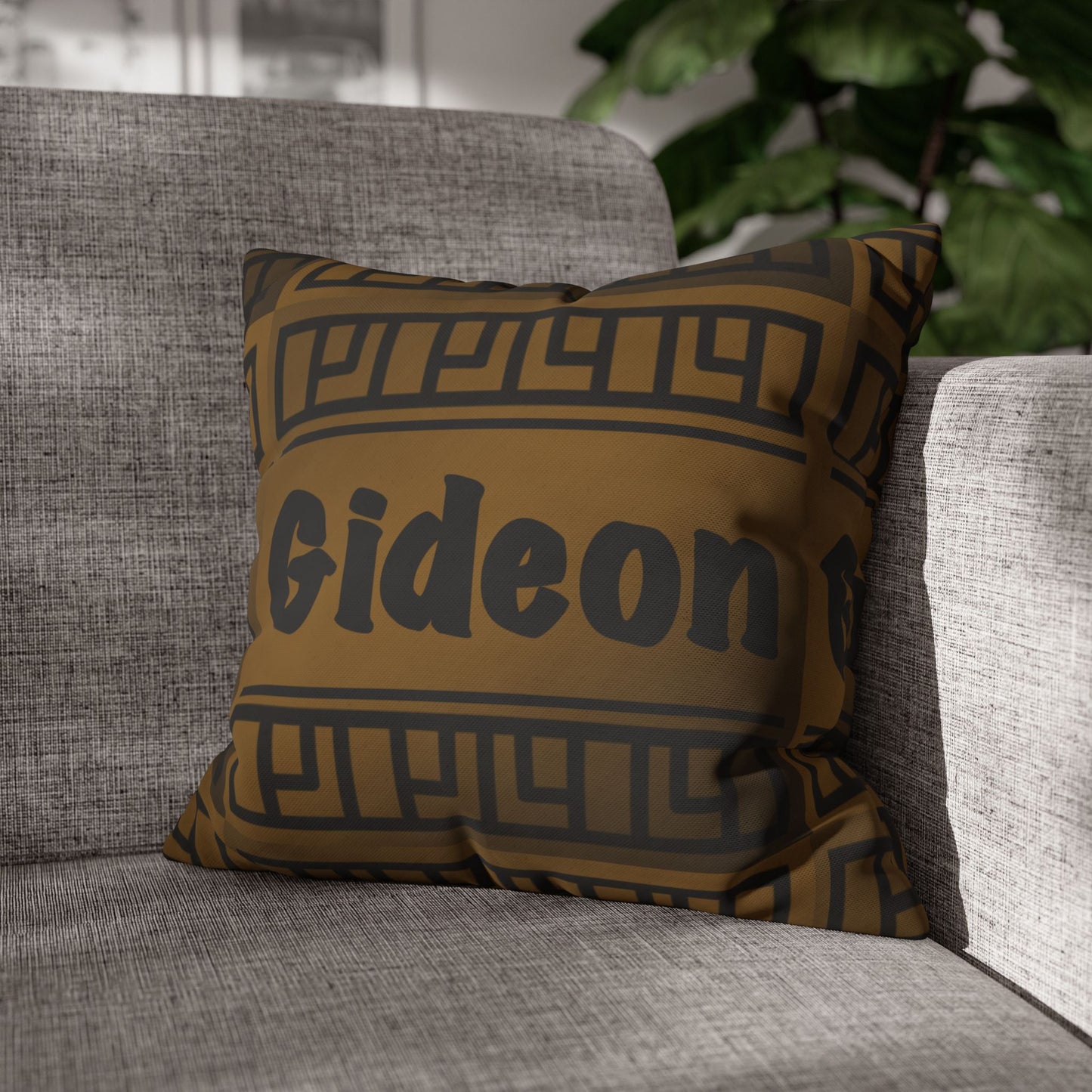 Gideon Square Poly Canvas Pillowcase