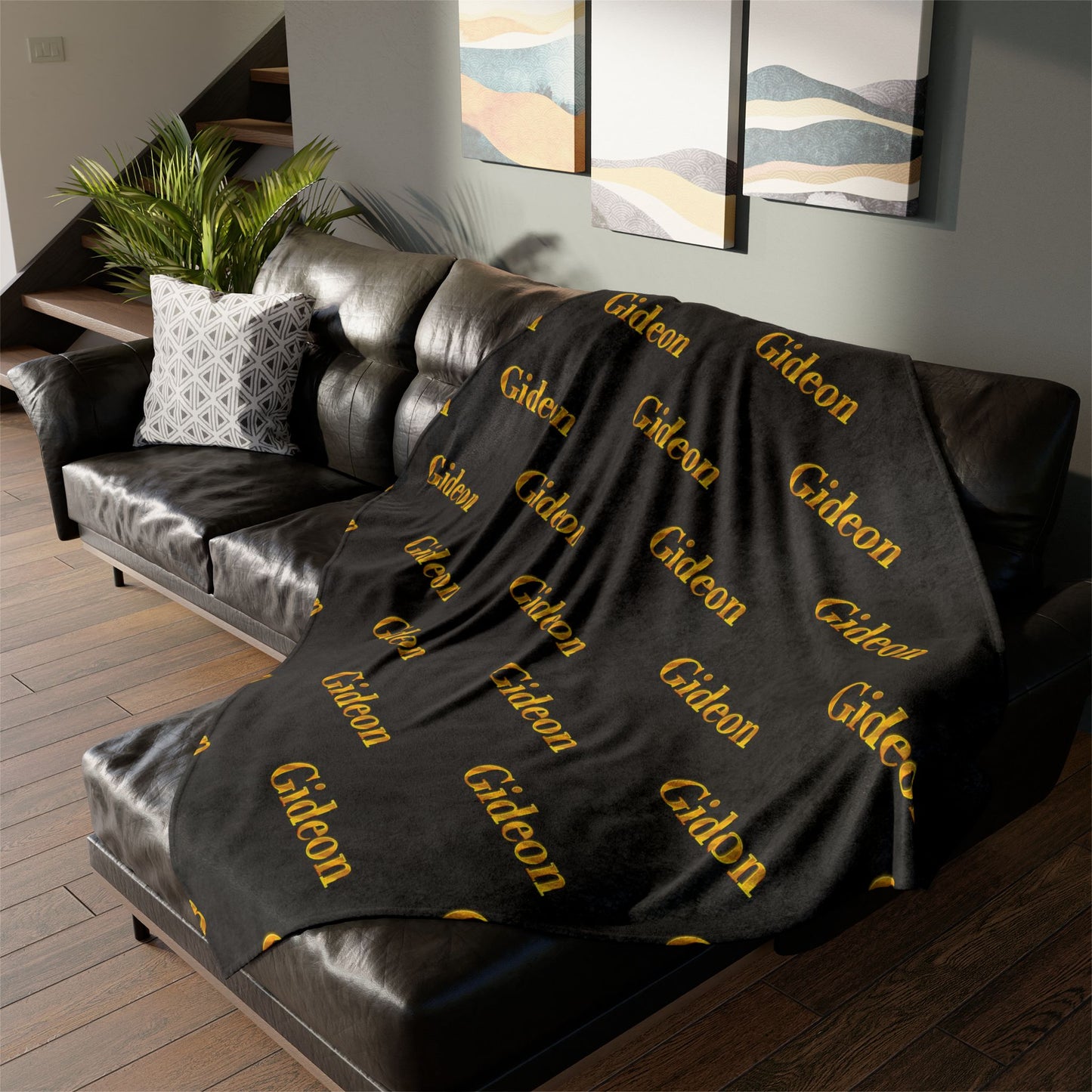 Gideon Gold Soft Polyester Blanket