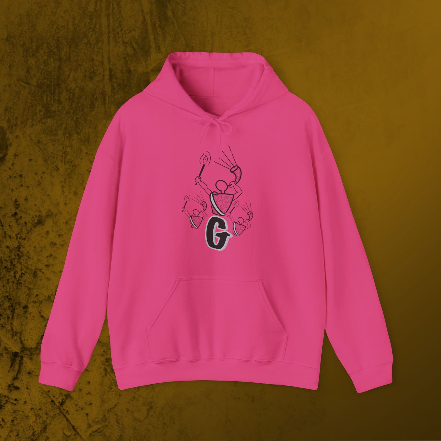 Gideon Monochrome Hoodie – Bold and Minimal Faith-Inspired Apparel