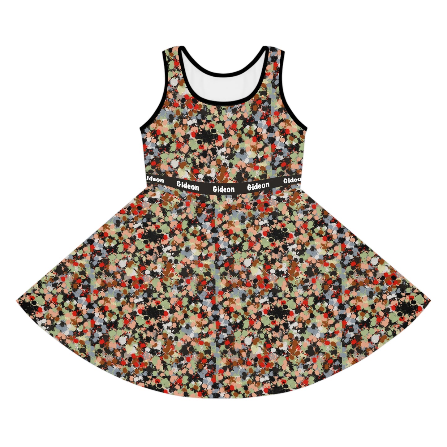 edited Girls' Sleeveless Sundress (AOP)