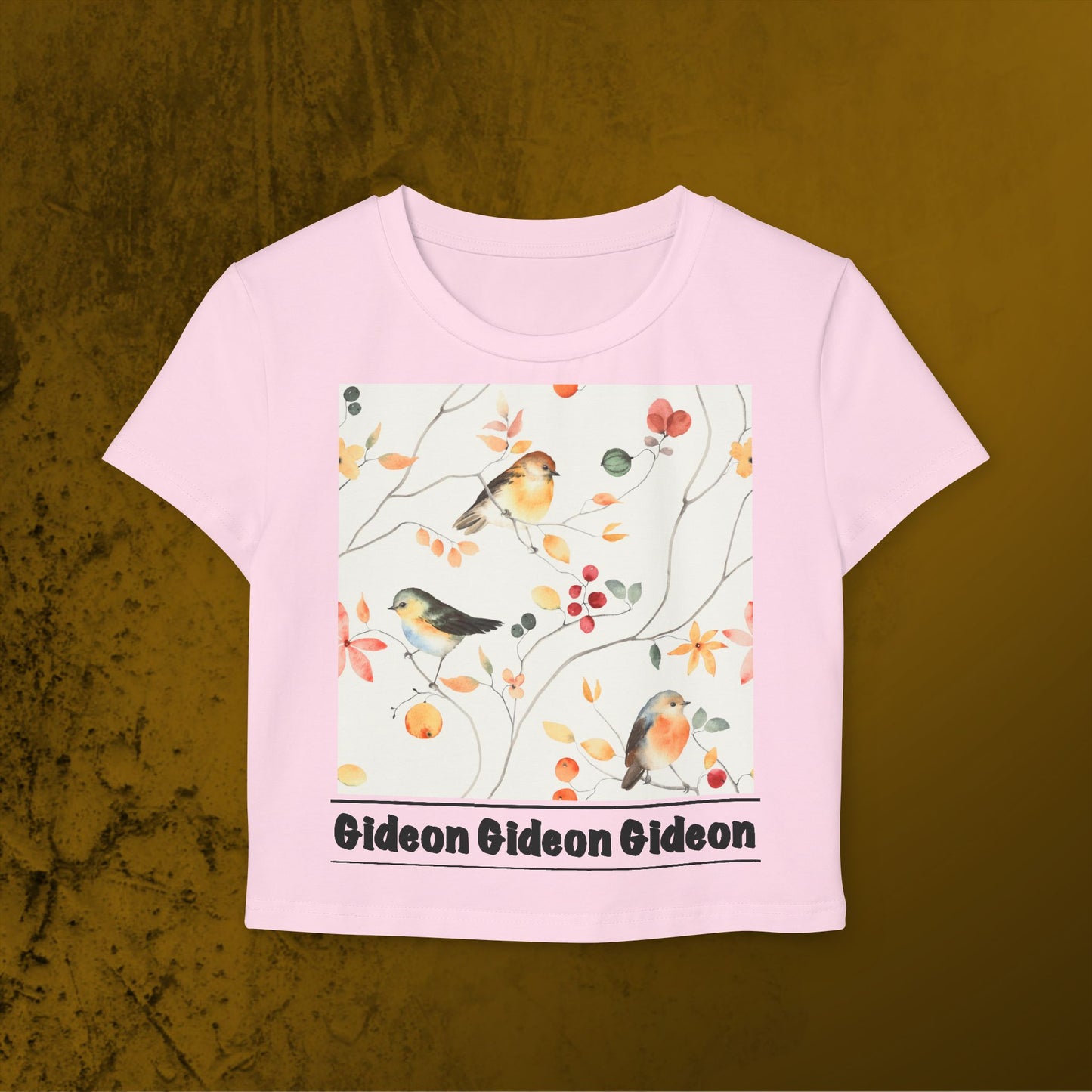 Bird Floral Women's Baby Tee