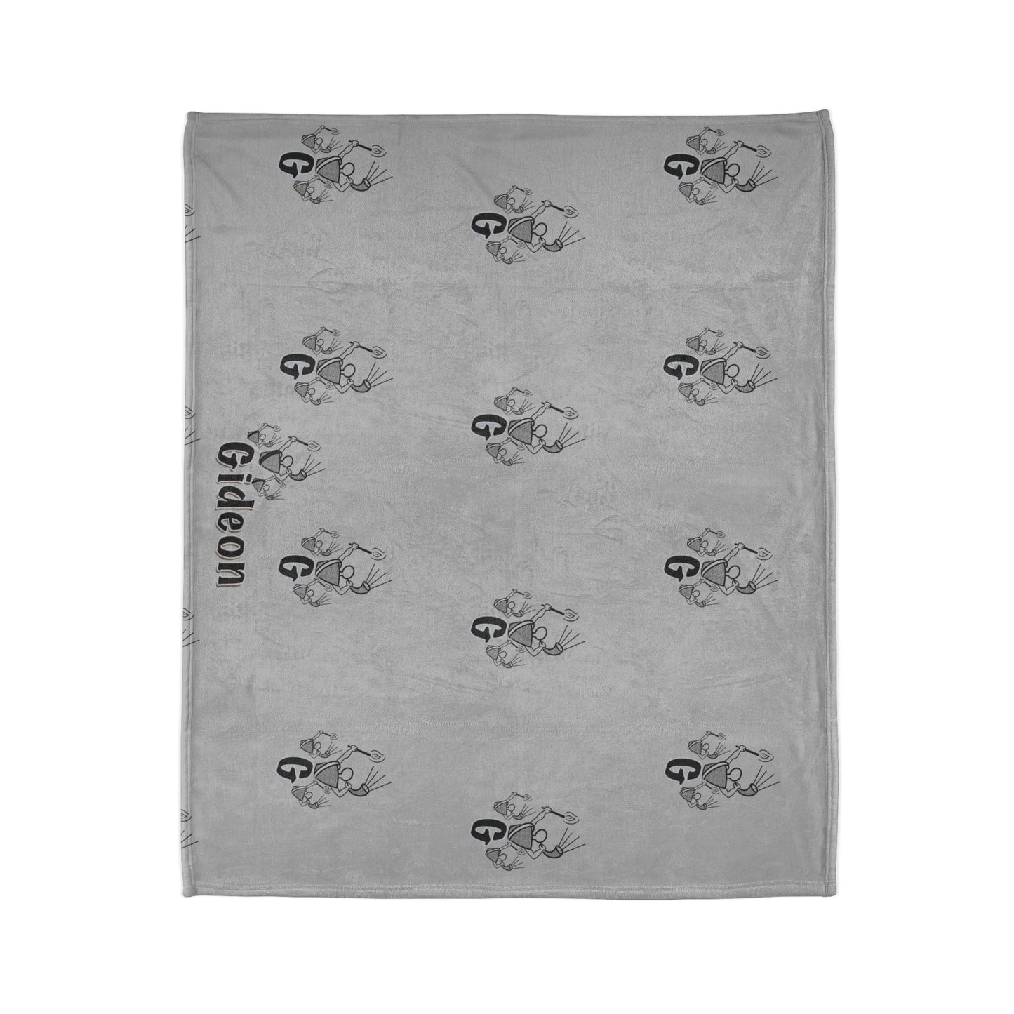 Gideon B/W Soft Polyester Blanket