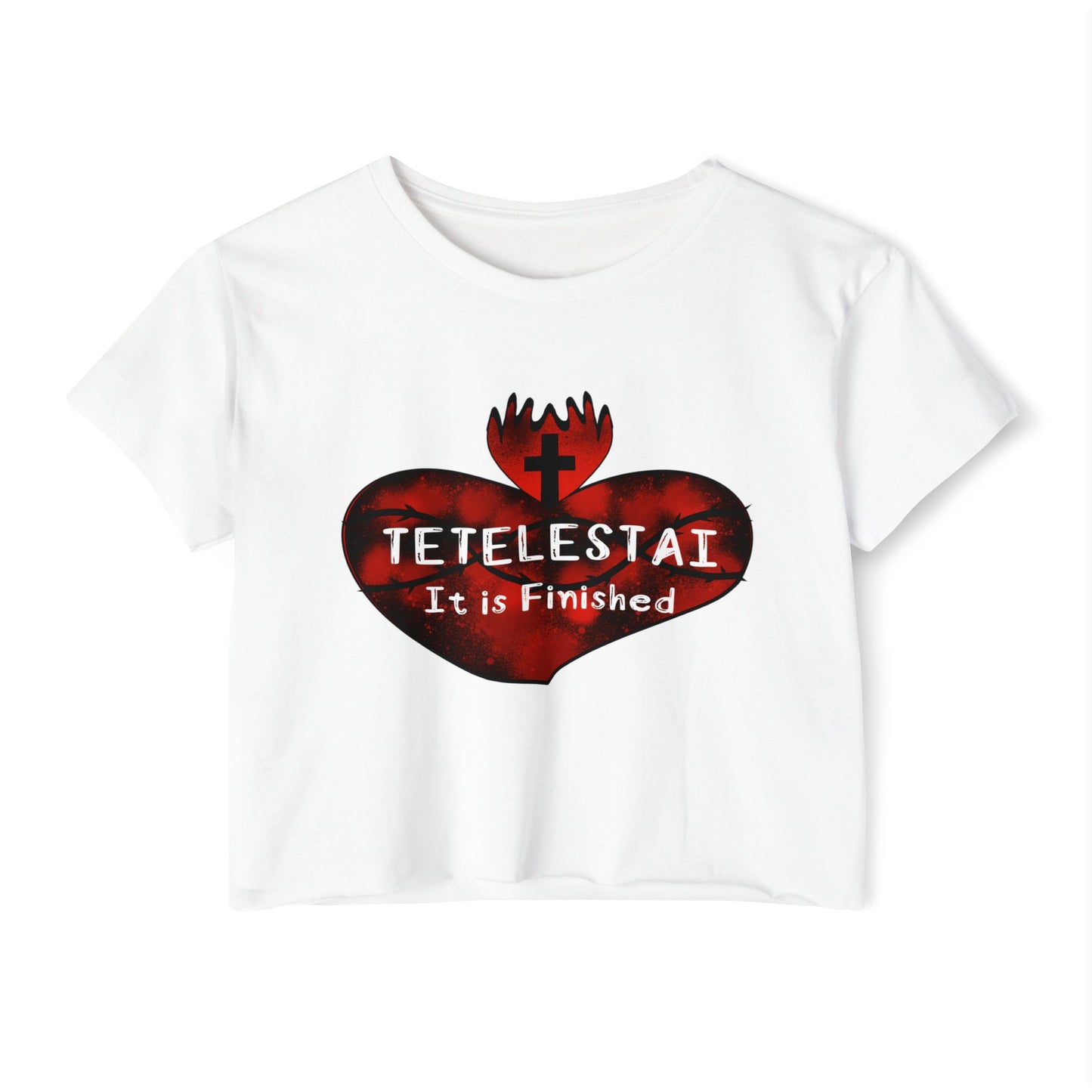 Tetelestai Women's Crop Top