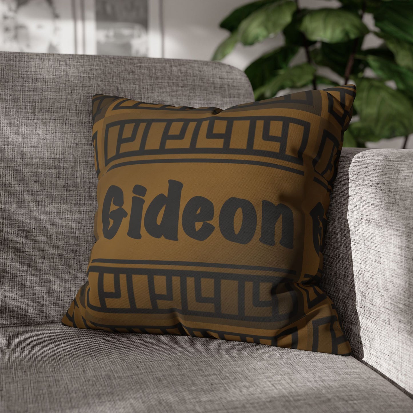 Gideon Square Poly Canvas Pillowcase