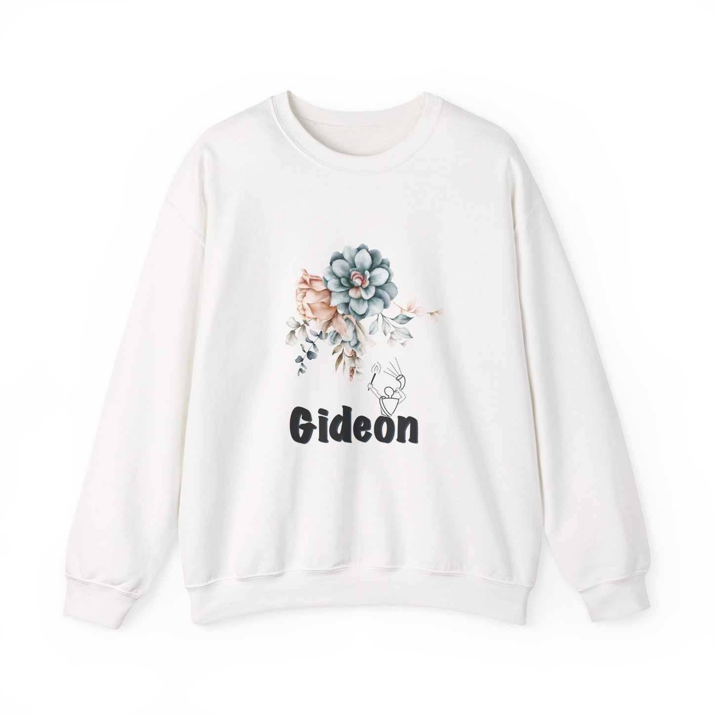 Gideon Floral Unisex Heavy Blend™ Crewneck Sweatshirt