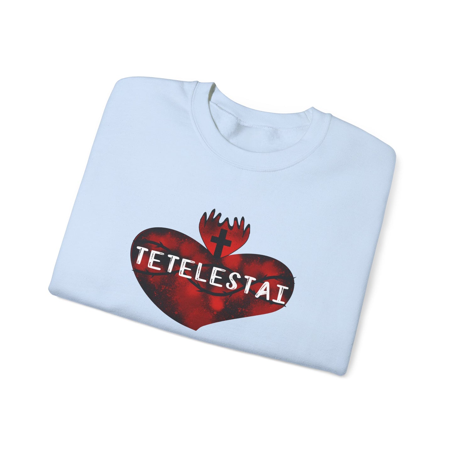 Tetelestai Unisex Heavy Blend Crewneck Sweatshirt