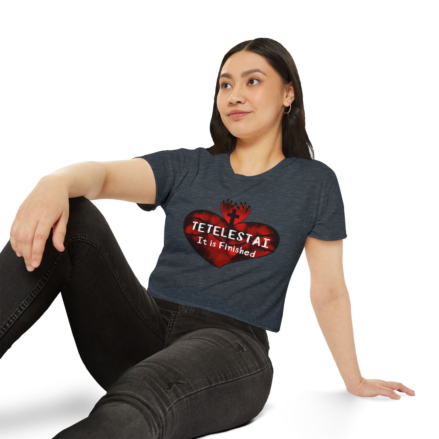 Tetelestai Women's Crop Top