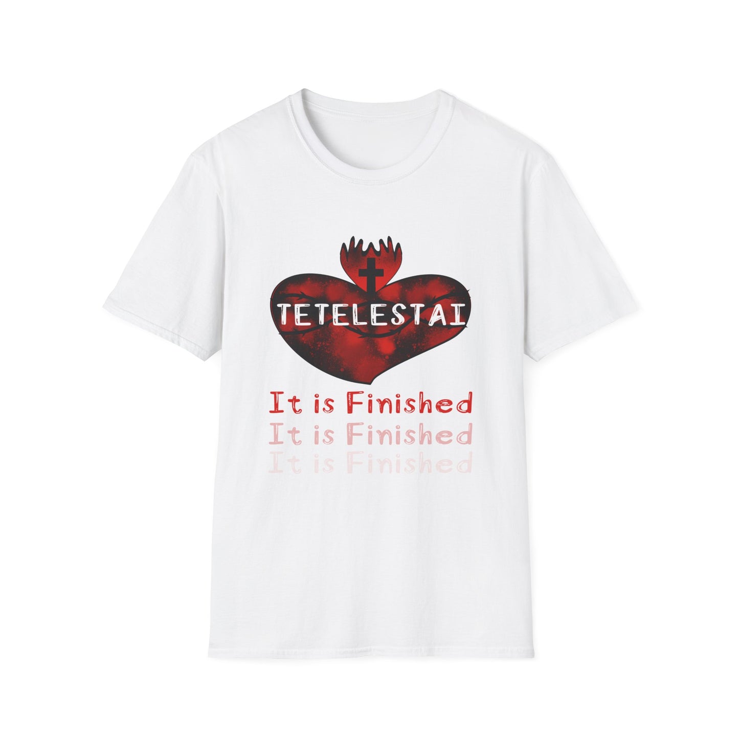 Tetelestai - It is Finished Unisex Softstyle T-Shirt