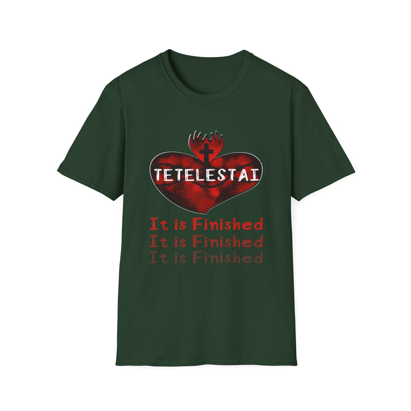 Tetelestai - It is Finished Unisex Softstyle T-Shirt