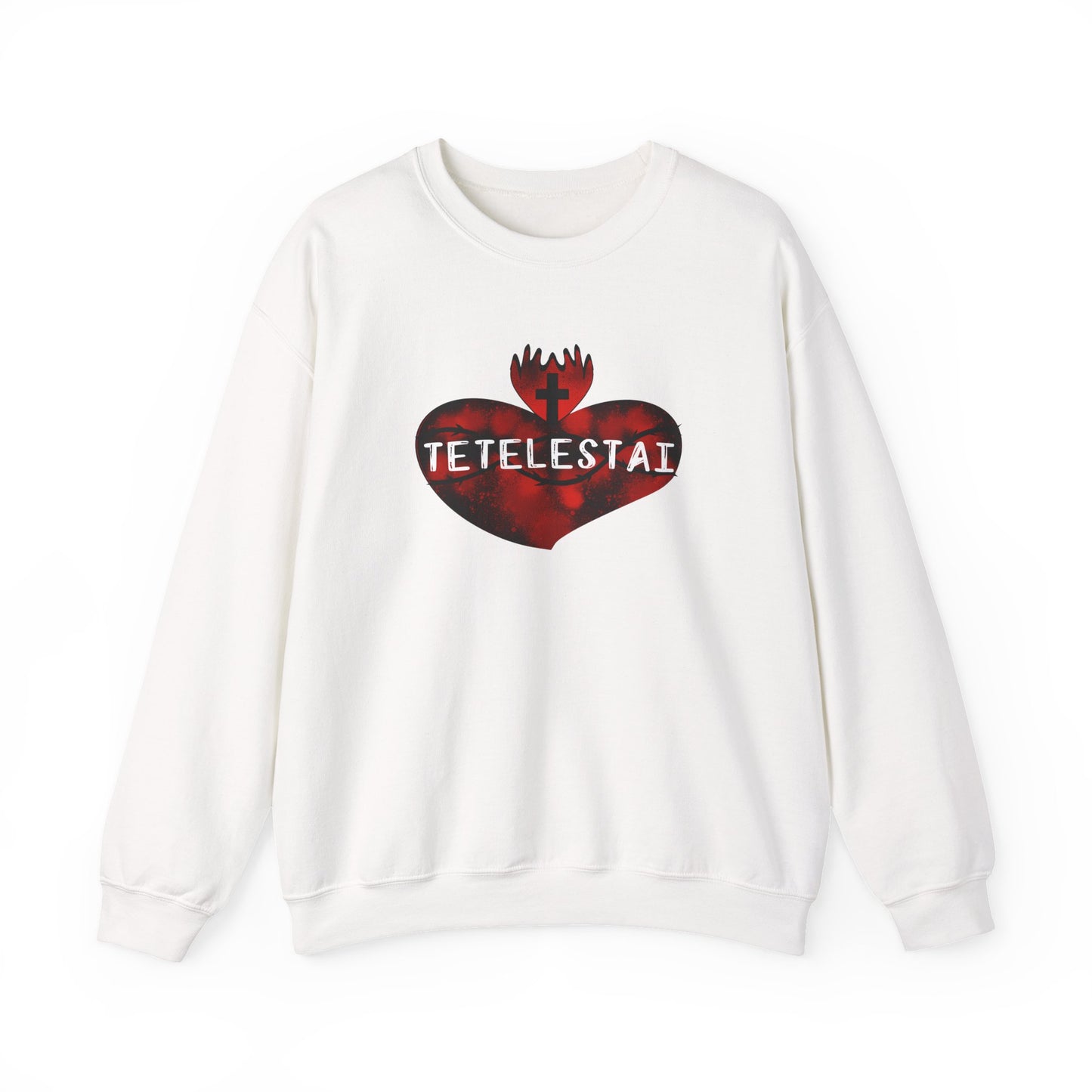 Tetelestai Unisex Heavy Blend Crewneck Sweatshirt