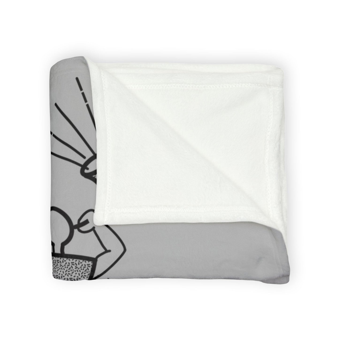 Gideon B/W Soft Polyester Blanket