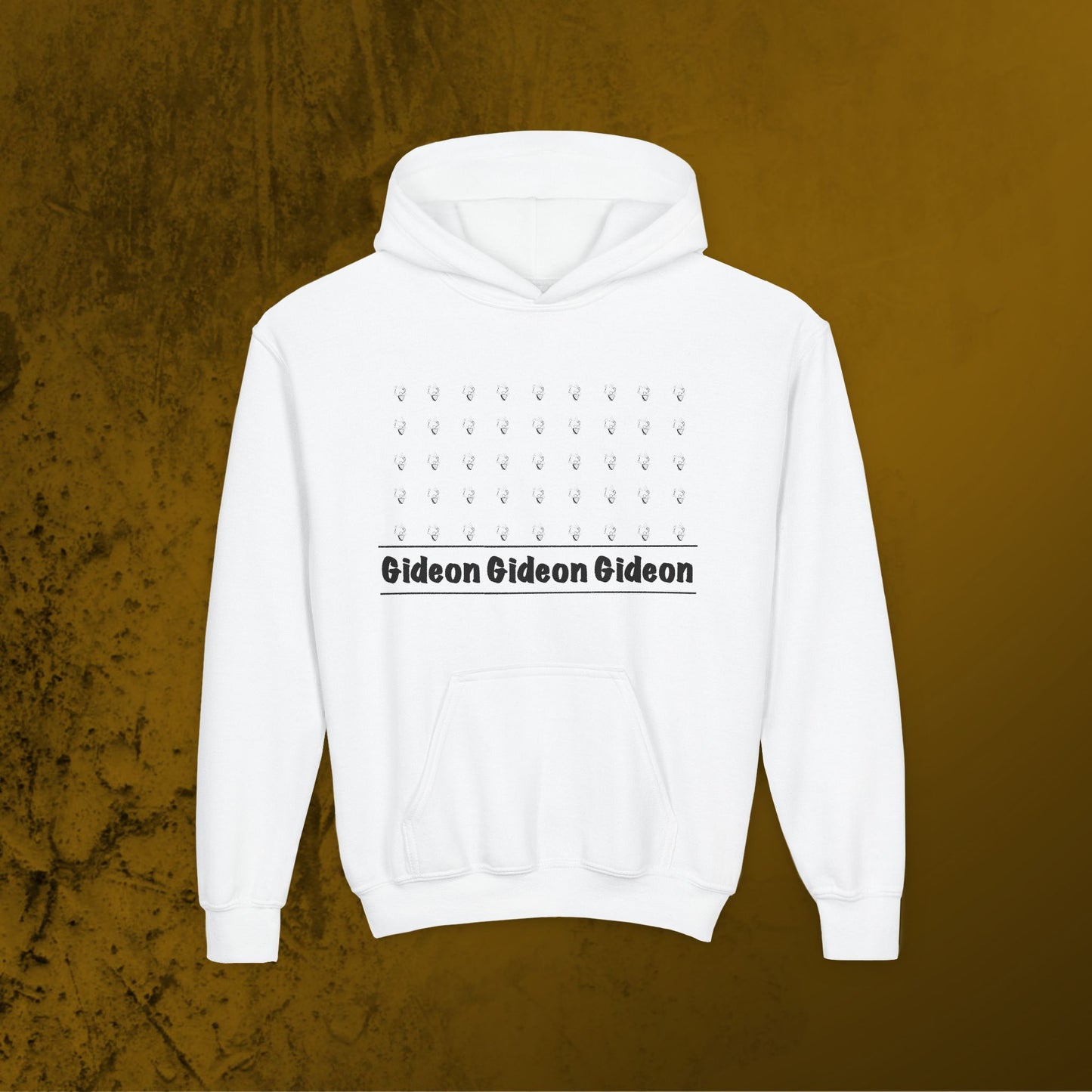 Gideon Dotted Youth Heavy Blend Hooded Sweatshirt