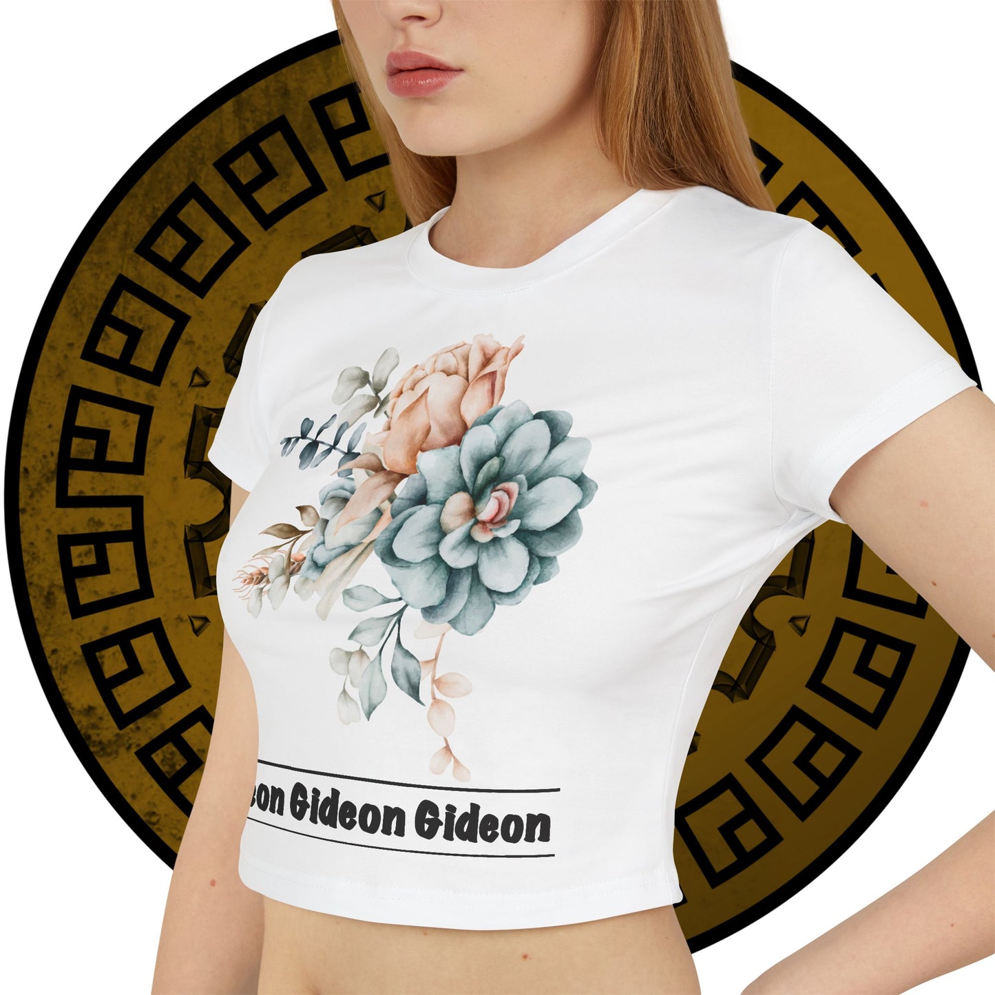 Flowers Gideon Women's Baby Tee