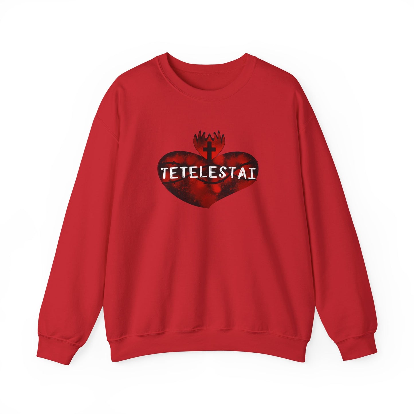 Tetelestai Unisex Heavy Blend Crewneck Sweatshirt