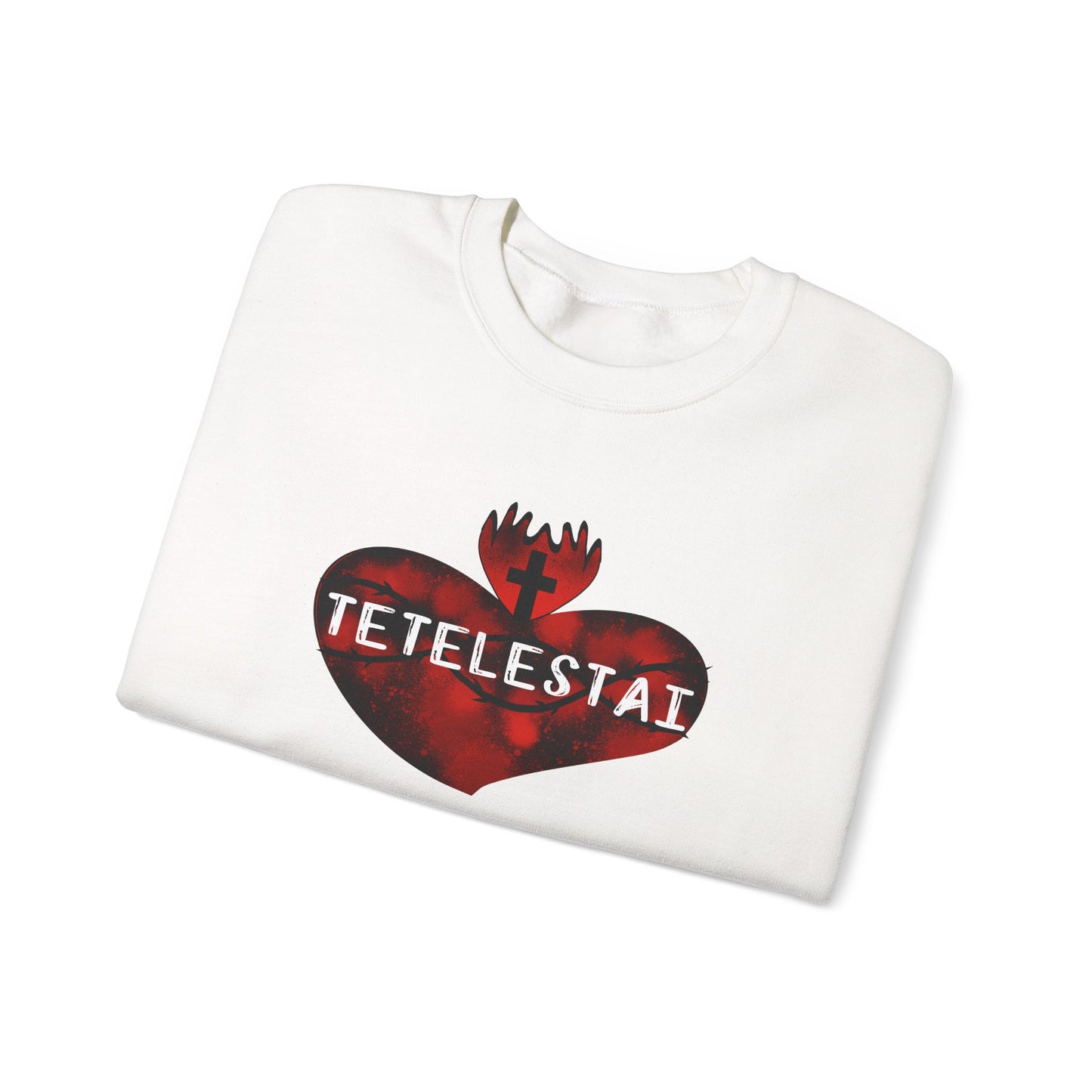 Tetelestai Unisex Heavy Blend Crewneck Sweatshirt