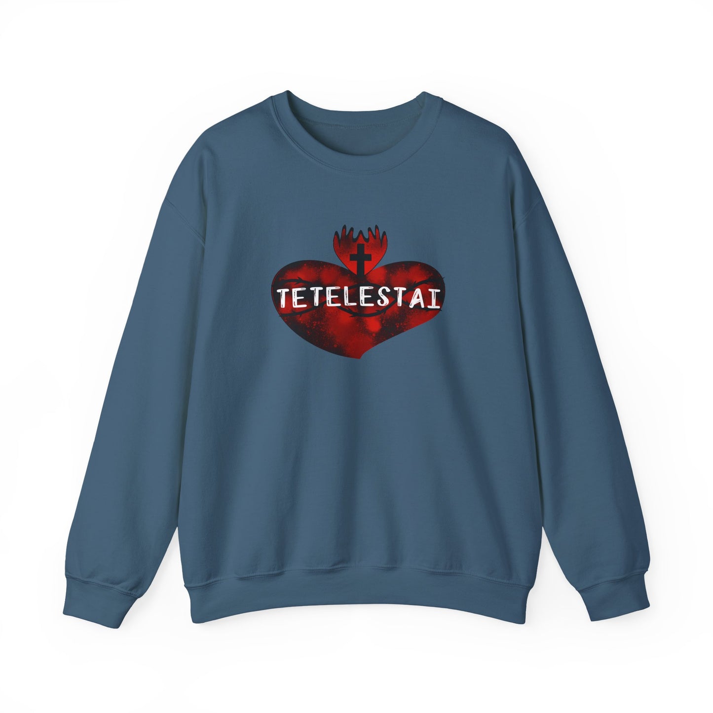 Tetelestai Unisex Heavy Blend Crewneck Sweatshirt