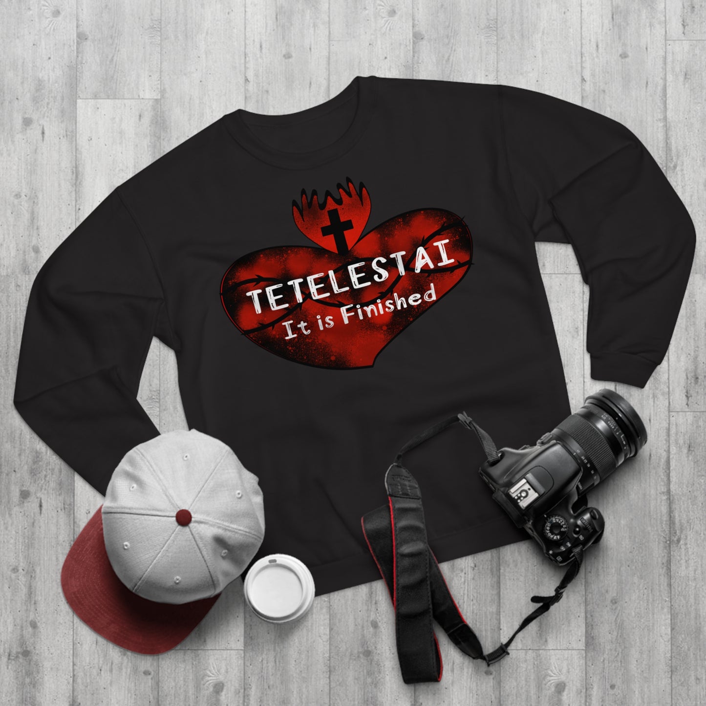 Tetelestai Unisex Crew Neck Sweatshirt (EU)