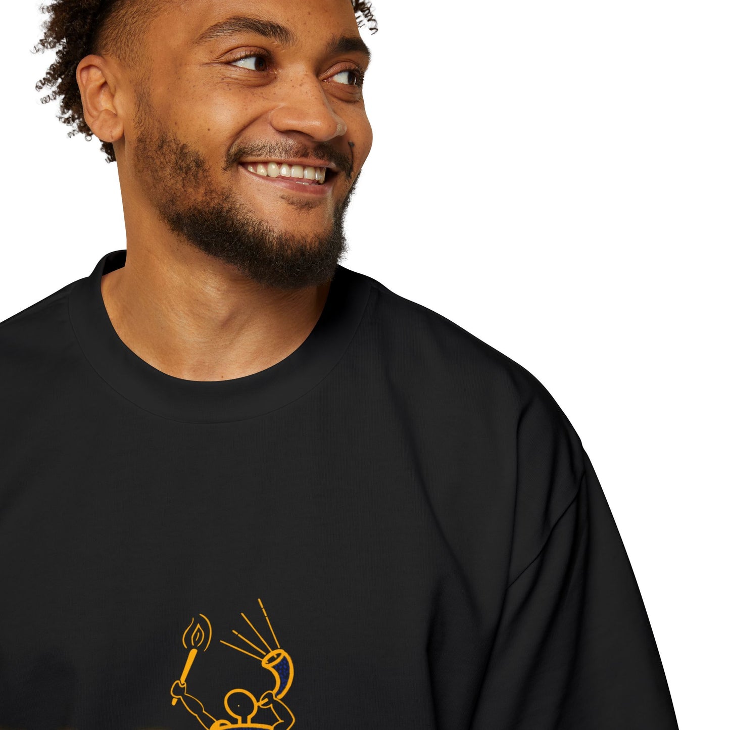 Gold Gideon Men's Heavy Oversized Tee